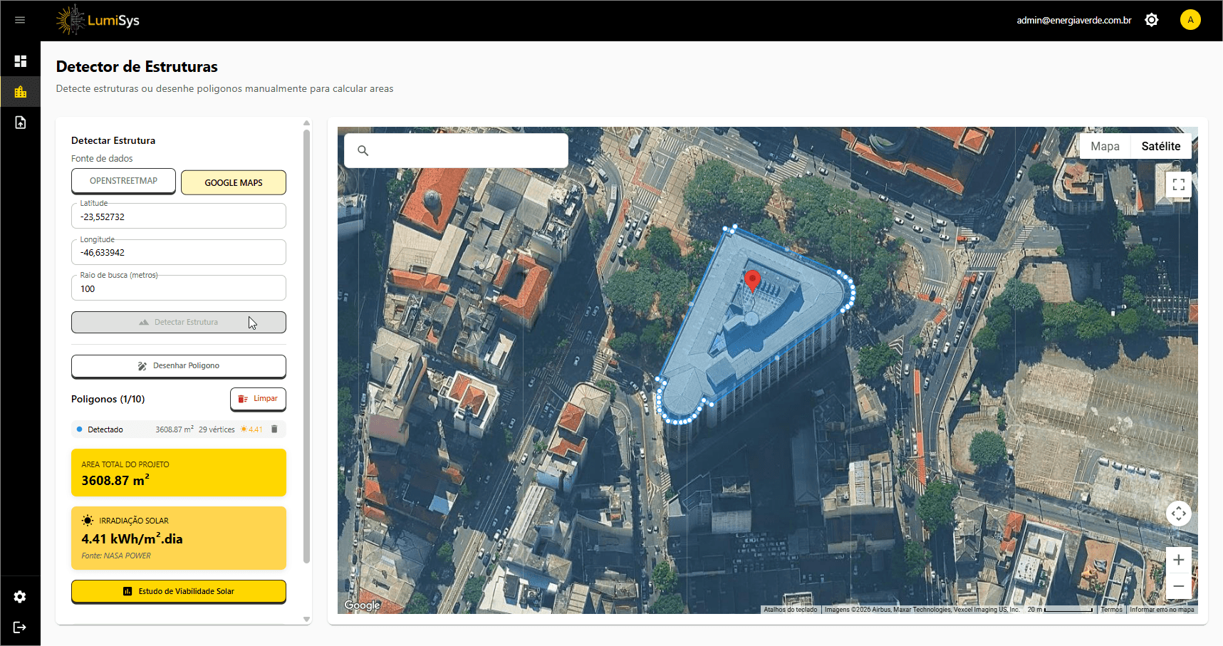Análise de Viabilidade Solar